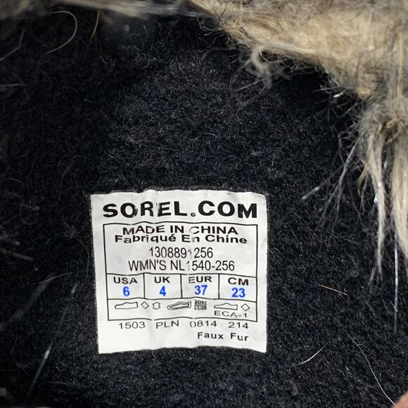 Sorel Joan of Arctic Tall Boots Women's Sz 6 Brown Waterproof Insulated Lace Up - Picture 7 of 13